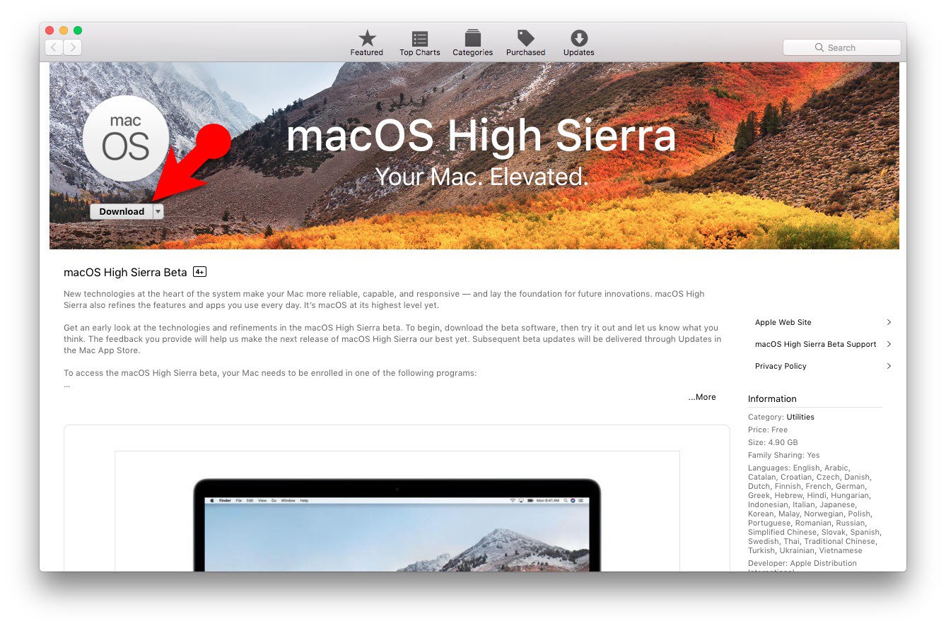 Disk Creator Mac Os High Sierra Download
